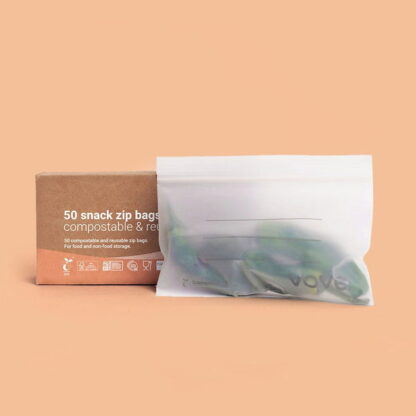 Herbruikbare zip bags, snacks